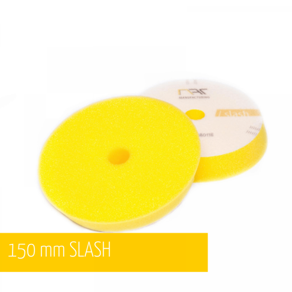 NAT Slash DA Żółta Średnia gąbka polerska 133/148mm