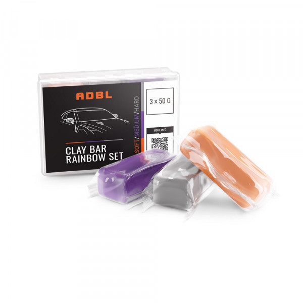 ADBL Clay Bar Rainbow Set 3x50g