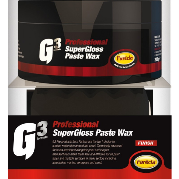 Farecla G3 Super Gloss Paste Wax 200g