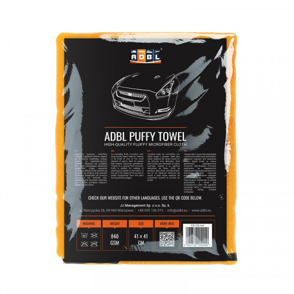 ADBL Puffy Towel 41x41cm 840GSM