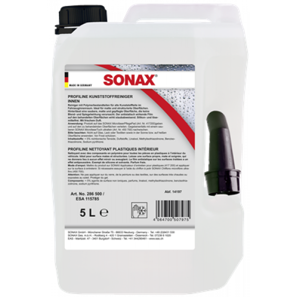 Sonax Plastic Cleaner Interior 5L