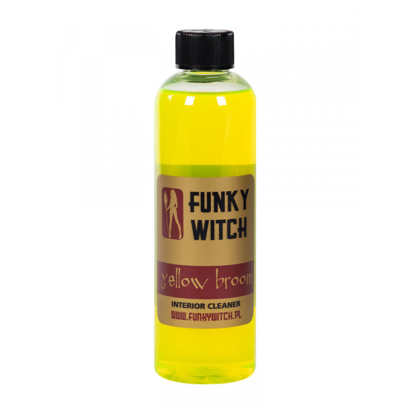 Funky Witch Yellow Broom Interior Cleaner 500ml