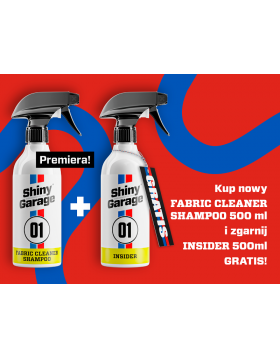 Shiny Garage Fabric Cleaner Shampoo 500ml + Insider 500ml