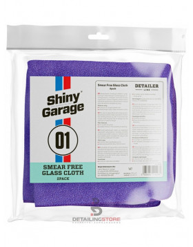 Shiny Garage Smear Free Glass Cloth 2pack