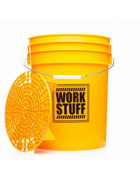 Work Stuff Detailing Bucket Yellow Wash + separator