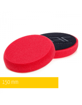 NAT Czerwona Średnio Miękka gąbka polerska 150mm