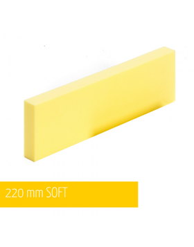 NAT Klocek Szlifierski Miękki Żółty Plus 22cm