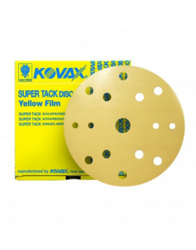 Kovax Yellow Film P1200 150mm 15otw. krążek ścierny