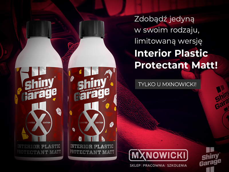 Shiny Garage Interior Plastic Protectant Matt by MXN